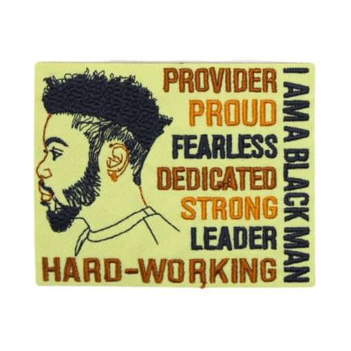 I Am A Black Man Patch (Small/Embroidery)
