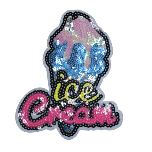 Ice Cream Patch (Small/Sequin)