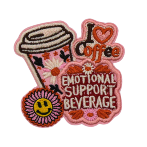 I love Coffee Patch (Small/Embroidery)