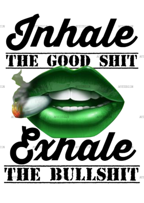 Inhale exhale DTF Transfer