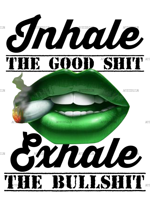 Inhale exhale DTF Transfer