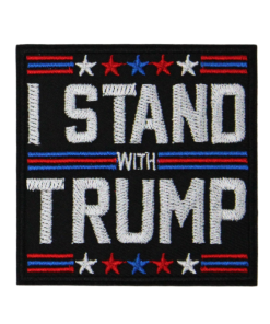 I Stand With Trump Patch (Small/Embroidery)