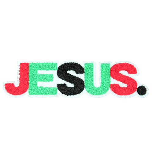 Jesus Multicolor Patch (Large/Chenille)