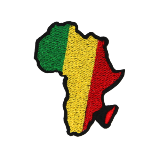 Rasta Africa Map Patch (Small/Embroidery)