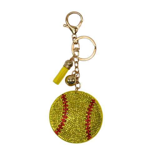Rhinestone Sports Key Chains - Image 6