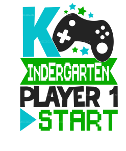 Kindergarten Player 1 Start DTF Transfer