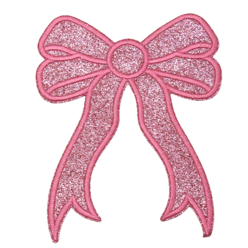 Side Bow Glitter Patch (Medium/Embroidery) - Image 7
