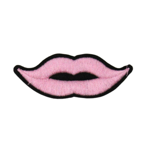 Baby Pink Lips Patch (Small/Embroidery) - Image 2