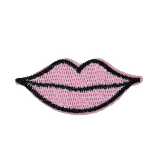Baby Pink Lips Patch (Small/Embroidery) - Image 3