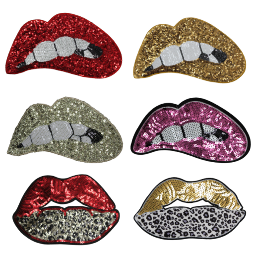 Lips Patch (Large/Sequin)