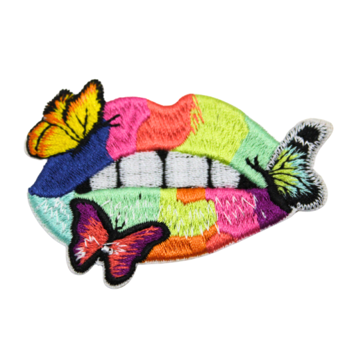 Butterfly Lips Patch (Small/Embroidery)
