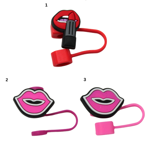 Lips Straw Toppers
