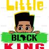 Little Black King DTF Transfer