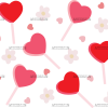 Lollipop Hearts UV DTF Transfer