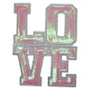 Love Pink Patch (Large/Sequin)