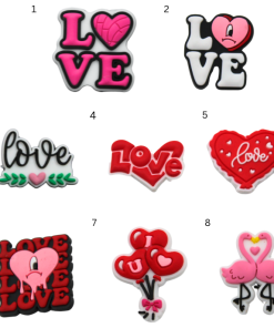 Love Croc Charms