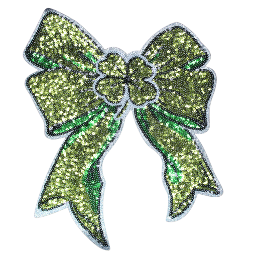 Lucky Bow Patch (Large/ Sequin)