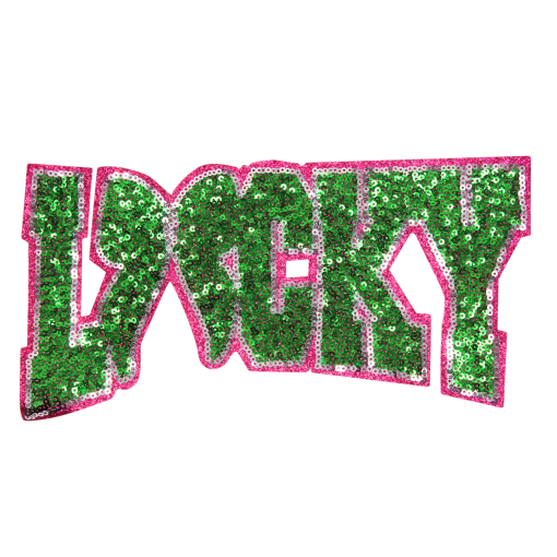 Lucky Bow Patch (Large/Sequin)