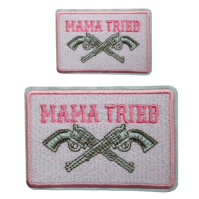 Mama Tried Gun Patch (Small/Embroidery)
