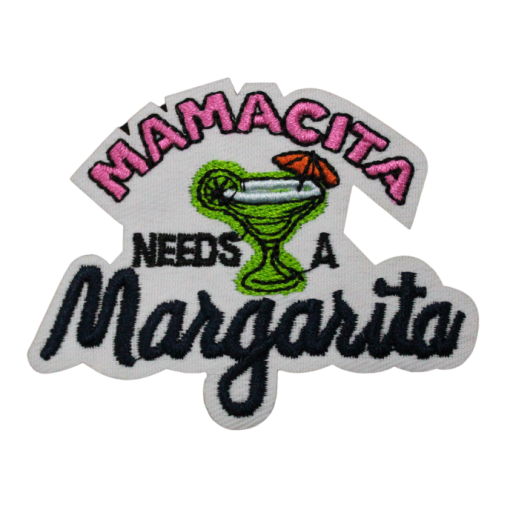 Mamacita Needs A Margarita Patch(Small/Embroidery)