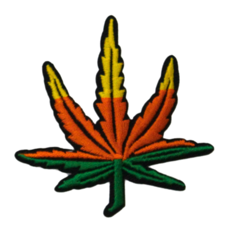 Marijuana Leaf Patch (Small/Embroidery) - Image 3