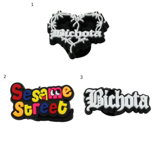 Latino Croc Charms
