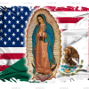 Mexican American Virgen Dtf Transfer
