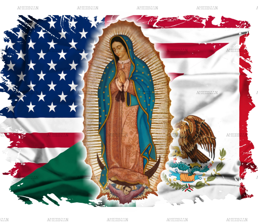 Mexican American Virgen Dtf Transfer