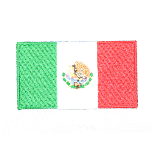 Mexican Flag (Small/Embroidery)