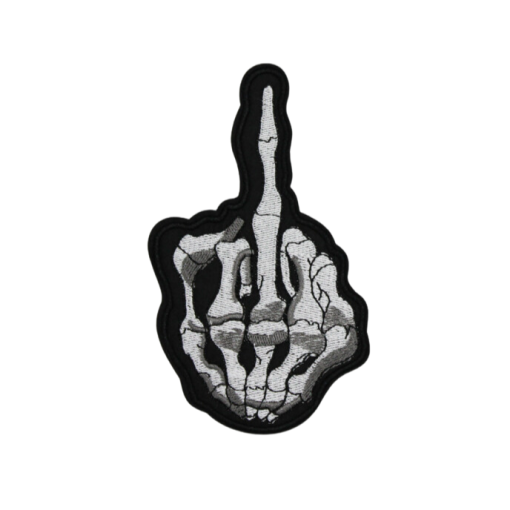Skeleton Hand Patch (Small/Embroidery) - Image 3