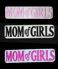 Mom Of Girls Patch(Small/Embroidery)