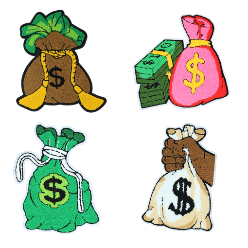 Money Bag Patch (Large/Chenille)