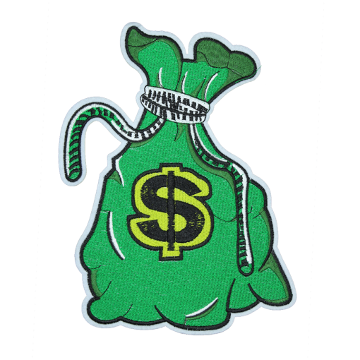 Money Bag Patch (Large/Embroidery)