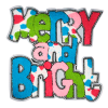 Merry And Bright Patch (Large/Chenille)