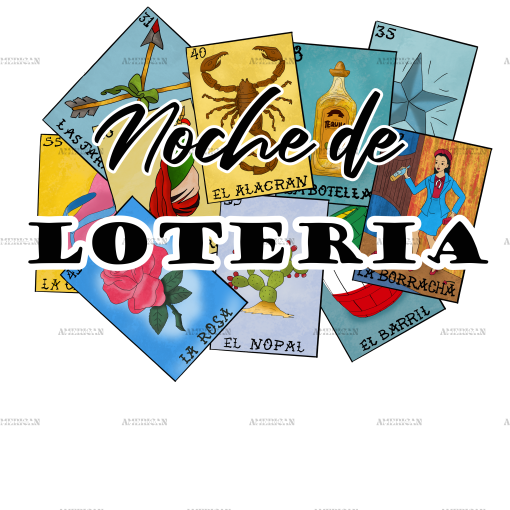 Noche De Loteria Dtf Transfer