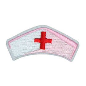 Nurse Hat Patch (Small/Embroidery)