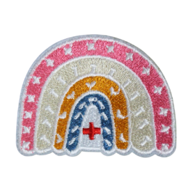Nurse Rainbow Patch (Small/Embroidery)