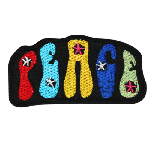 Peace Black Patch (Small/Embroidery)