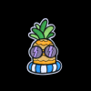 Pineapple Sunglasses Patch(Small/Embroidery)