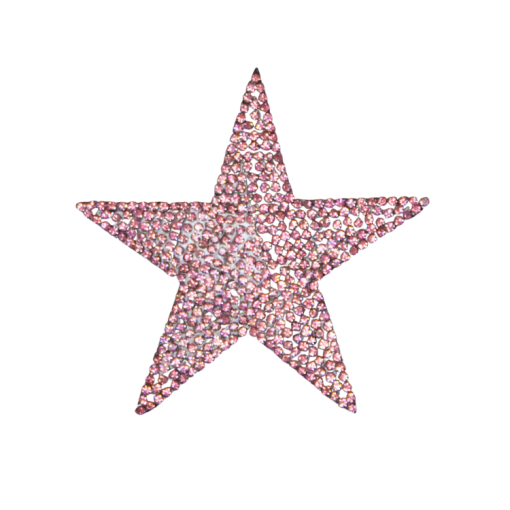 3 inch Stars Rhinestone Patch - Image 5