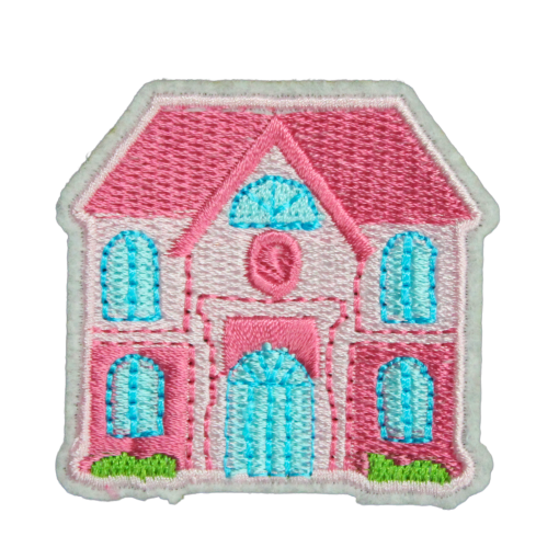 Pink House Patch (Small/Embroidery)