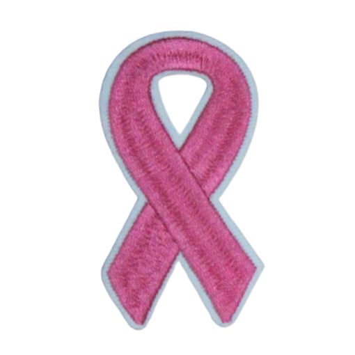 Breast Cancer Awareness Ribbon Patch (Small/Embroidery) - Image 2