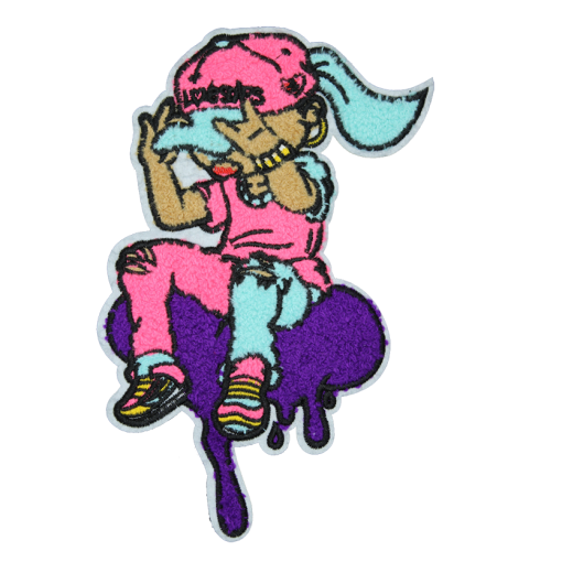Pink Girl Patch (Large/Chenille)