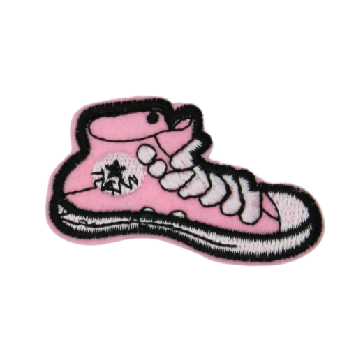 Pink Shoe Patch (Small/Embroidery)