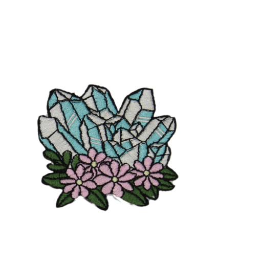Crystal Rock Flowers Patch (Small/Embroidery) - Image 5