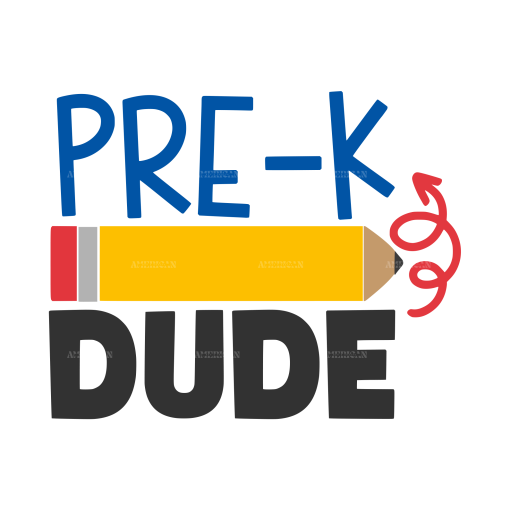 Pre-k Dude DTF Transfer