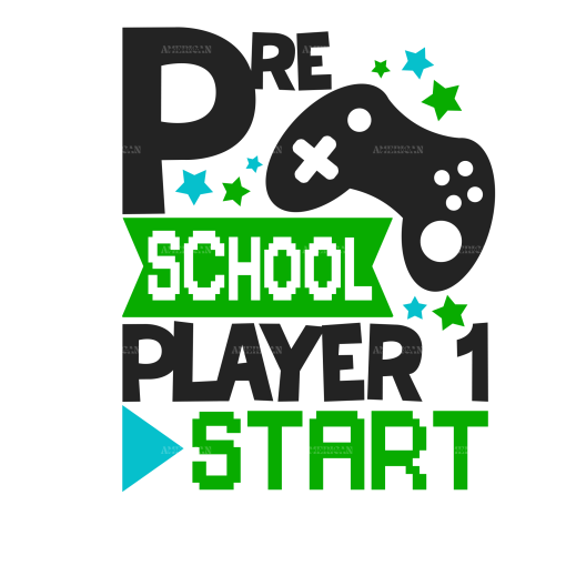 Preschool Player 1 Start DTF Transfer
