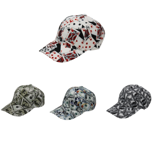 Dollars Patterned Caps