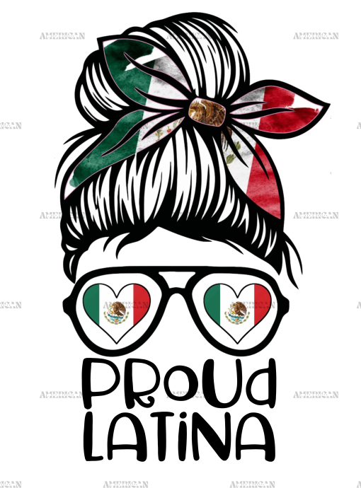 Proud Latina Dtf Transfer