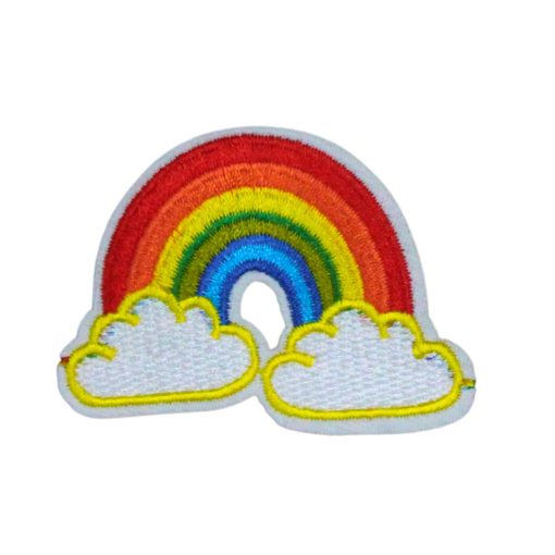 Rainbow In The Clouds Patch (Small/Embroidery) - Image 2